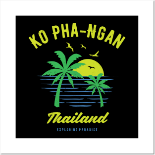 Ko Pha-Ngan Thailand Souvenir & Thai Gift Posters and Art